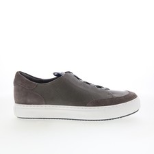 Johnston  Murphy Anson 24-6549 Mens Gray Suede Lifestyle Sneakers Shoes