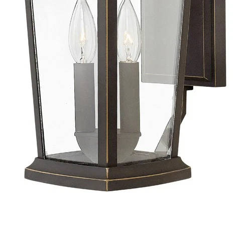 Hinkley Lighting 2360 Bromley 2 Light 15-1/2" Tall Outdoor Wall - Bronze - Picture 3 of 8