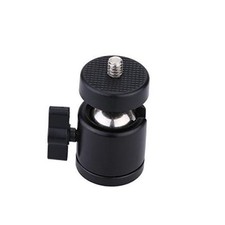 1/4" Swivel Mini Ball Head Screw Tripod Mount for DSLR Camera Camcorder Light