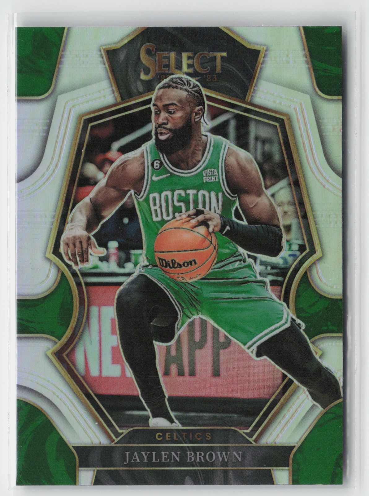 2022-23 Panini Select #132 Jaylen Brown Silver Prizms