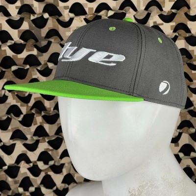 NEW Dye LRG Logo Snap Back Hat - Grey/Lime