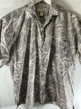 Vintage Tori Richard Men's Large Sleeve Hawaiian Shirt Cotton Free Shipping