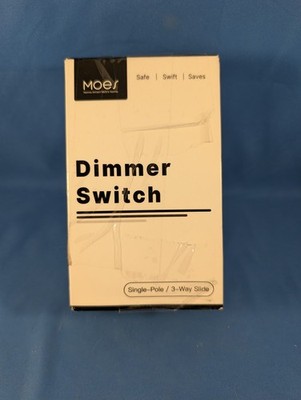 MOES Dimmer Light Switch, 3 Way  Single Pole Dimmable for LED, CFL, Incandesc...