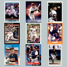 Carlton Fisk Lot 9 Baseball Cards 1992 Donruss 913 Set Collection MLB NM