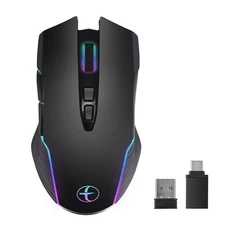 Gaming Mouse LED Rechargeable Mouse 2.4G 1600 DPI Mouse K7Y43963