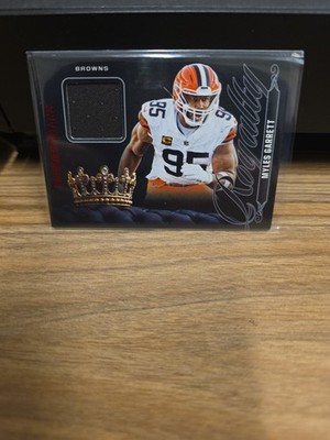 Myles Garrett Panini Rookie And Stars 2025 Royalty Memorabilia Card Browns R-MGT