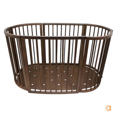 Stokke Beistellbett Babybett Sleepi Kinderbett Warm Brown SIEHE TEXT/FOTO