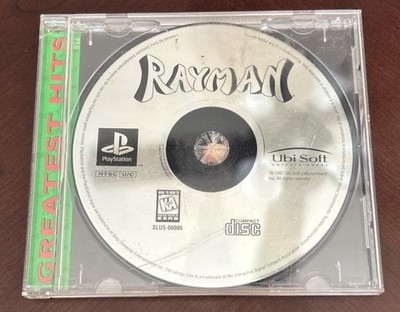 Rayman PlayStation 1 Greatest Hits Edition NO MANUAL