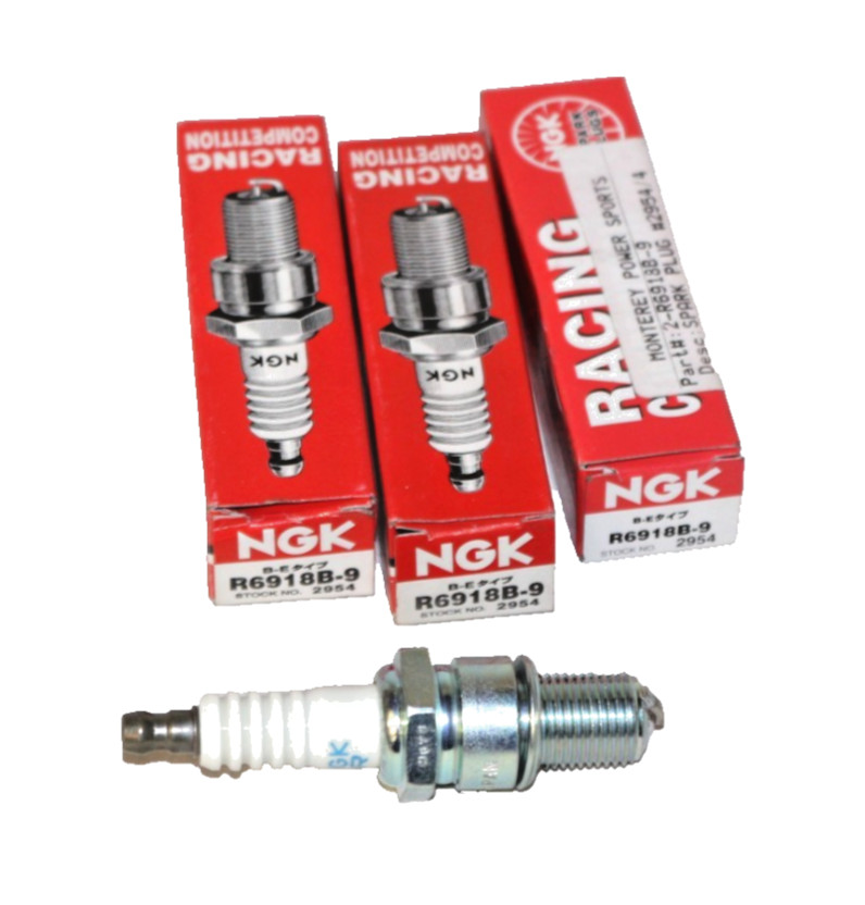 NEW  R6918B-9 Spark Plugs Genuine NGK Lot of  2