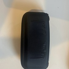 Pit Viper Sunglasses Blue Mirror Lens Wrap Around Sport Shades w/ Case