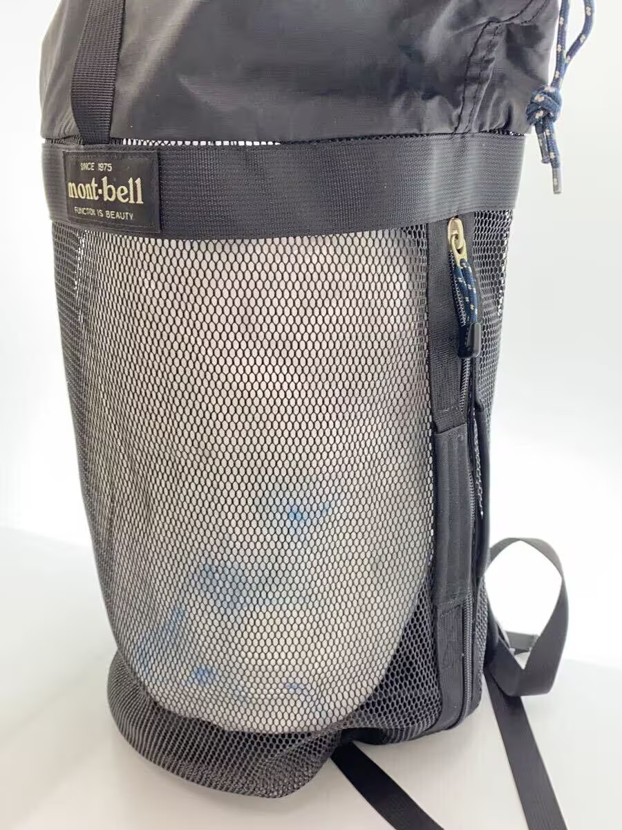 Mont-bell Backpack, Polyester, Black, 422542401 - image 8