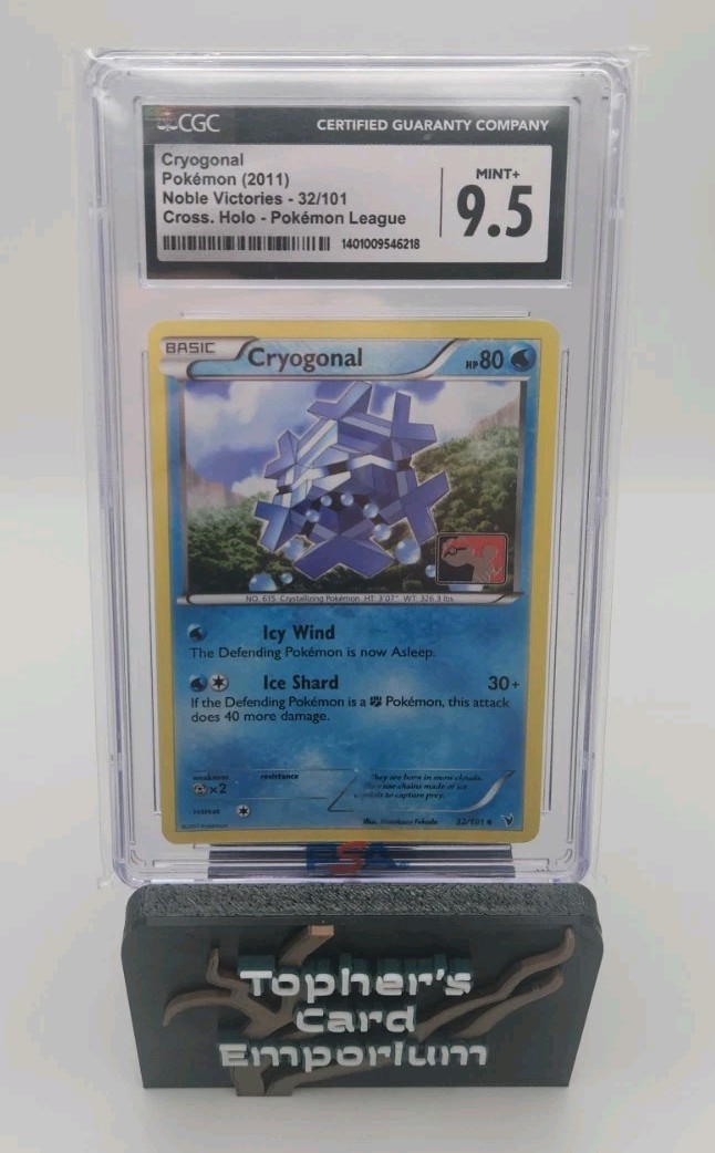 Cryogonal - Cross. Holo - Noble Victories - Pokemon TCG - Mint 9.5 - #32/101