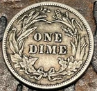 1916 10C Barber Dime USA 🇺🇸 Historic Silver Coin