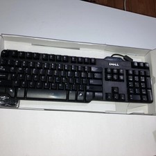 DELL SK-8115 USB Keyboard With Mouse Black color, Used