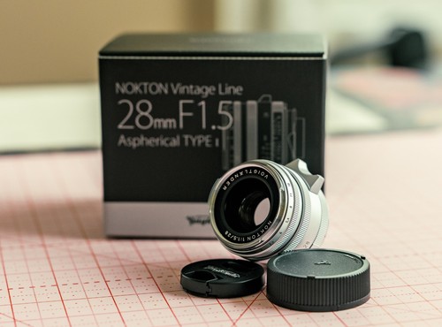 Voigtlander 28mm f/1.5 Nokton Asph Type I Matte Silver VM Leica M Mount