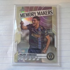 2024 Topps Chrome MLS Julián Carranza Memory Makers #MM-9 Philadelphia Union