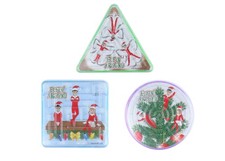 6 x Mini Elfin Around Christmas Xmas Maze Puzzle Boys Girls Toys Party Favour