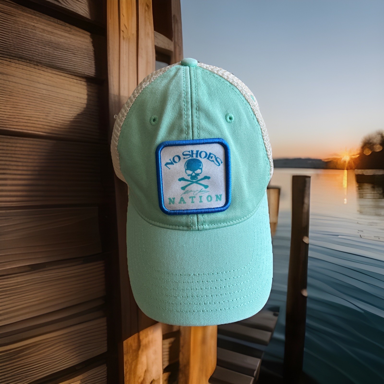 Kenny Chesney Trucker Hat, No Shoes Nation Tour Cap, Neon Sk