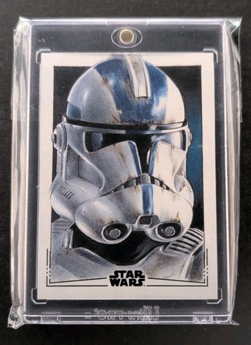 Cisco Rivera [Black Foil] Star Wars 2025 Topps Chrome Sketch card