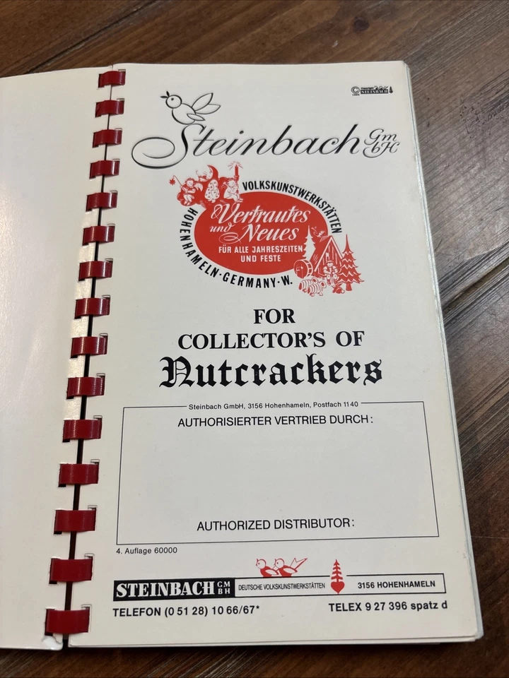 Vintage 1985 Steinbach Nutcracker History & Book Collectors Guide GMBH - Image 3 of 4