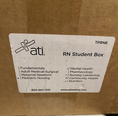 ATI RN Nursing Books *COMPLETE SET* ATI RN Student Box: 8 Books Complete Set