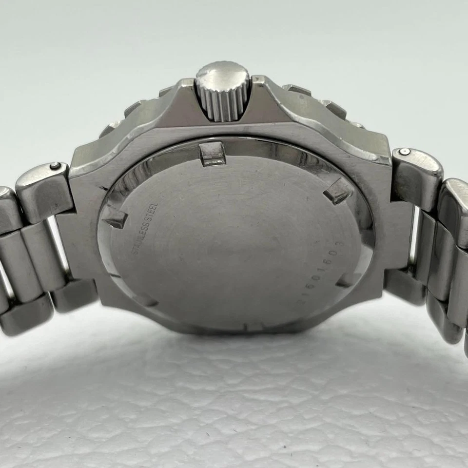 LONGINES Conquest Men Round Watch Stainless Used Working Black Dial Quartz JP - Image 3 of 4