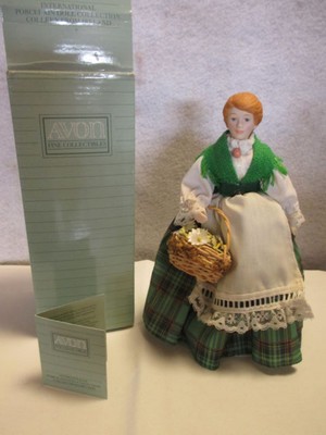 avon international porcelain doll collection