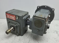 Browning 206Q56H60 Gear Speed Reducer 60:1 w/ 133Q56R5 5:1 Ratio Gear Reducer