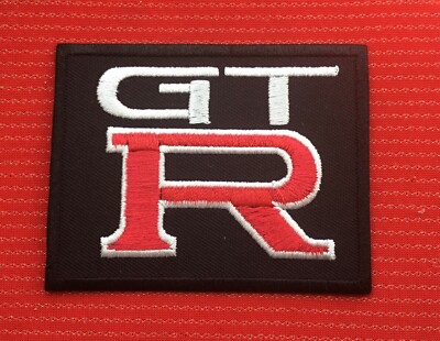 GT-R GTR SPORTWAGEN MOTORSPORT ABZEICHEN AUFBÜGELN AUFNÄHEN PATCH