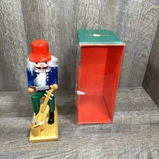 Vintage 10 Inch Kurt S Adler Nutcracker/ Elf Making A Musical Instrument W Box