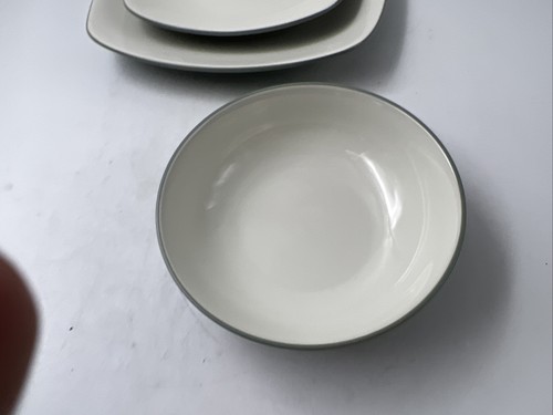 Noritake Ceramic Green Bowl, Side, Dinner & Mug Plate Set BB01B45024 - Picture 6 of 15