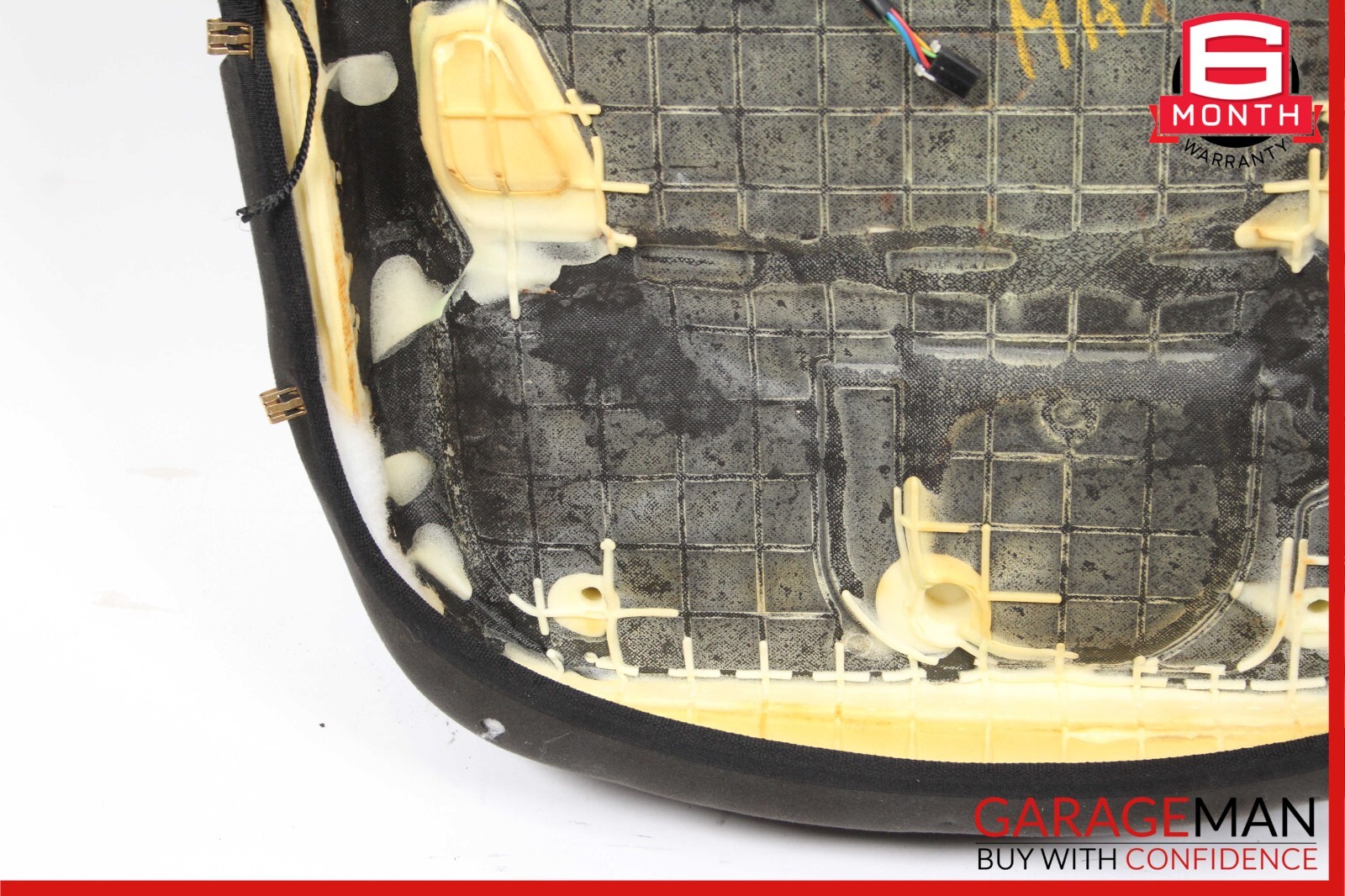 14-17 Maserati Ghibli Front Left Driver Side Lower Bottom Seat Cushion Black OEM