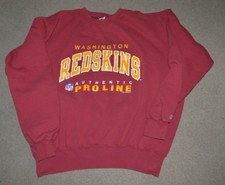 Vtg Washington Redskins Champion Crewneck Sweatshirt XL Authentic Pro Line