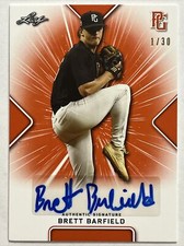 2021 LEAF PERFECT GAME BRETT BARFIELD AUTO 1/30