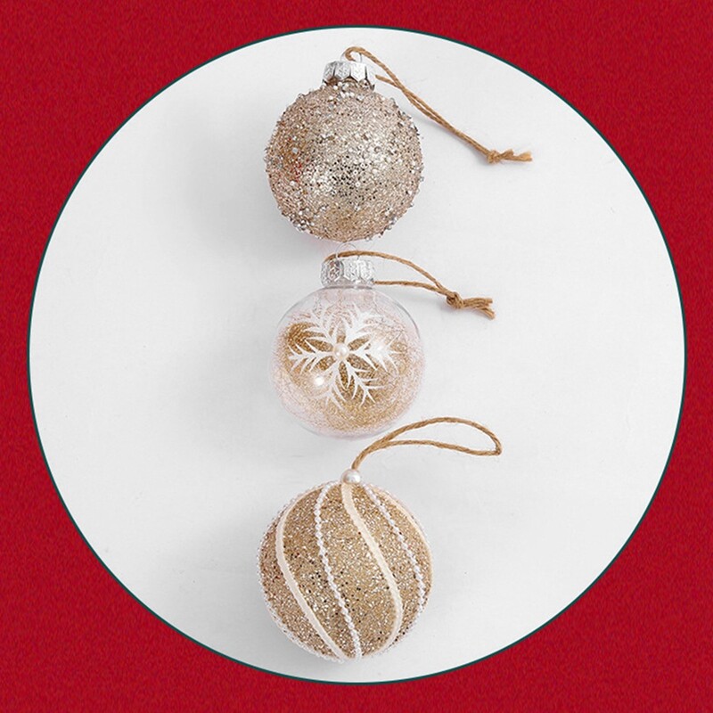 Present Ball Handmade Lace Christmas Ball Holiday Birthday Venue Layout Gift Ball ...