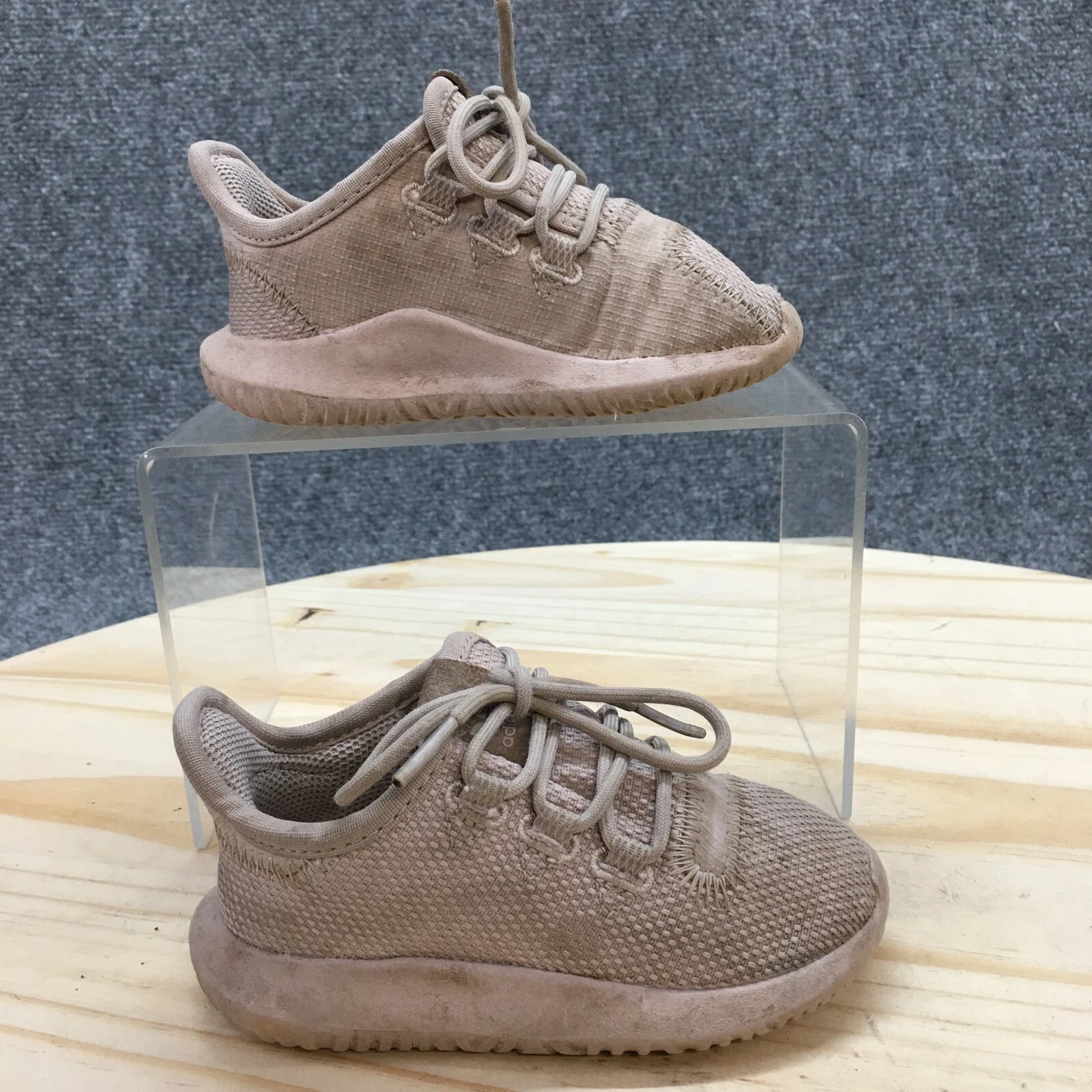 Scarpe Adidas Bambino 6K Casual Sneakers Comfort CQ0900 Tessuto Grigio Lacciate