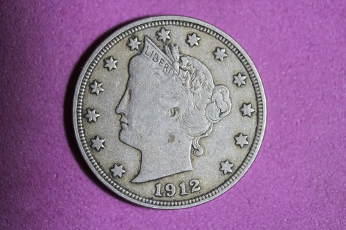 ESTATE FIND 1912 D - Liberty V Nickel W/Cents!! #K44344
