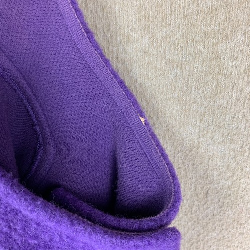 Suéter Eileen Fisher S Mujer Púrpura Lana de Cordero Cárdigan Tejido Envoltura Calce Suelto - Imagen 22 de 22