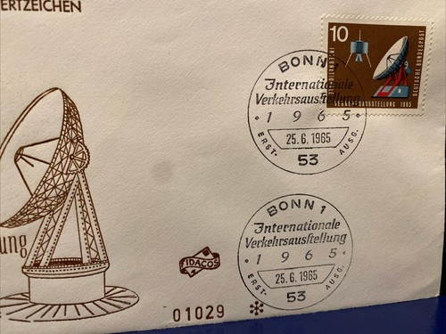 GERMAN TRACKING STATION SPACE COVER  NUMBER 01029  JUNE 6, 1965 - Picture 3 of 4