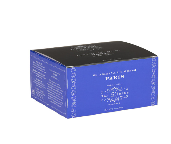 Harney & Sons 50 count box PARIS black tea teabags