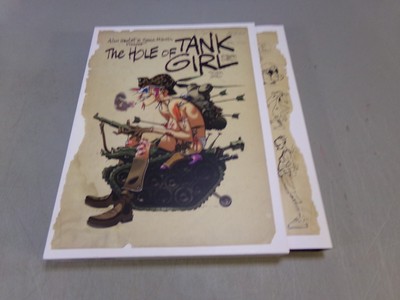 The Hole of Tank Girl 2012 HC 1st Edition 1st SIGNED Alan Martin