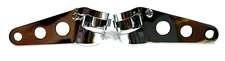 6" Motorcycle Headlight Mount Bracket 35-43mm Fork Tube Chrome for Honda Harley
