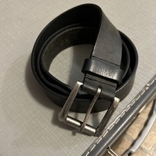 Men s Dark Brown Leather Belt By Dickies 44 B1