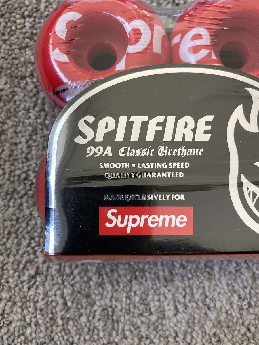 SUPREME SPITFIRE SHOP WHEELS (SET OF 4) RED 54mm FW22 Sealed SUPREME SPITFIRE SHOP WHEELS (SET OF 4) RED 54mm FW22 Sealed