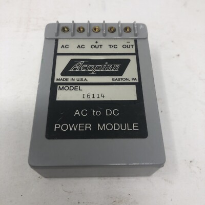 Acopian I6114 AC to DC Power Module 16114