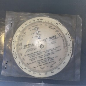 Vintage 1966 Maillie "Bargain Finder" Simple Interest Rate Calculating Slide