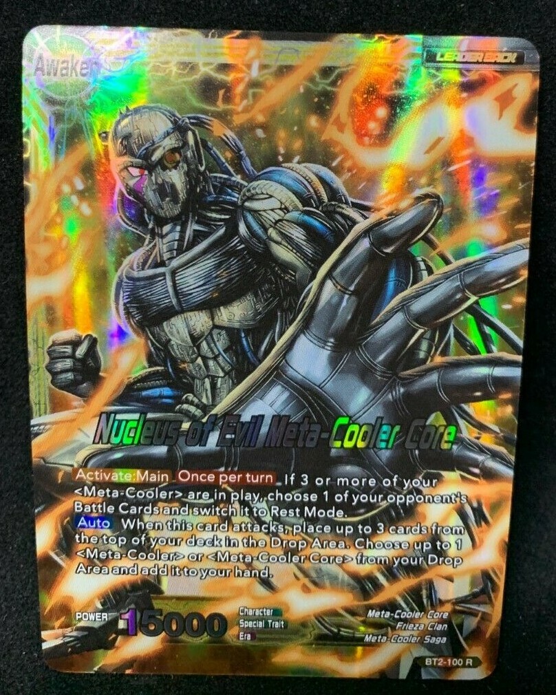 dragon ball super card game meta Nucleus of Evil Meta-Cooler Core Dragon Ball Super Trading Card