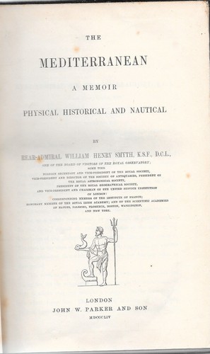 Das Mittelmeer. Eine physische, historische und nautische Erinnerung von Wm. Henry Smyth