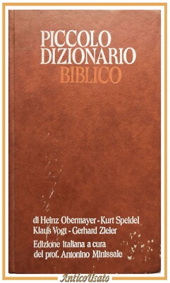 KLEINES BIBLISCHES WÖRTERBUCH von Obermayer Speidel Vogt 1982 Paulus Verlag Buch