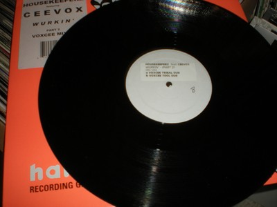 Housekeeperz Feat Ceevox Wurkin Part 2 Vinyl Voxcee Tribal Dub Tool Dub Ebay ebay